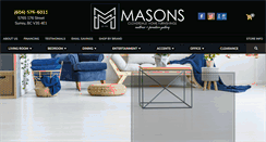 Desktop Screenshot of masonsfurniture.com